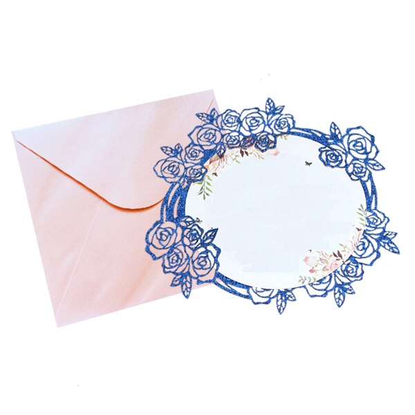 glitter invitation cards 50 pcs, view 3 - MRSLM