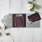 square wedding invitation cards, view 12 - MRSLM