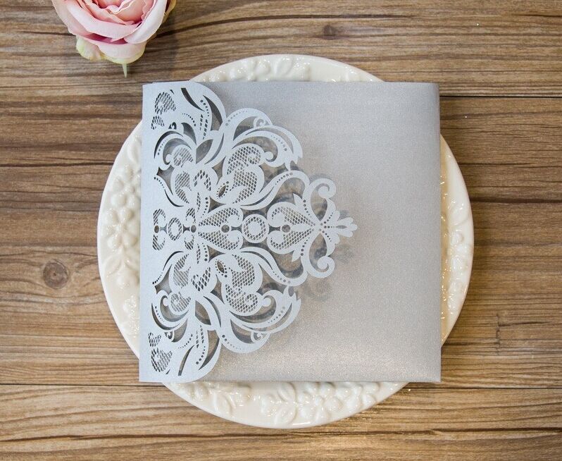 square wedding invitation cards, view 8 - MRSLM