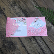 square wedding invitation cards, view 5 - MRSLM