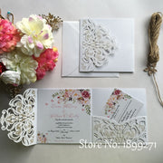 square wedding invitation cards, view 7 - MRSLM