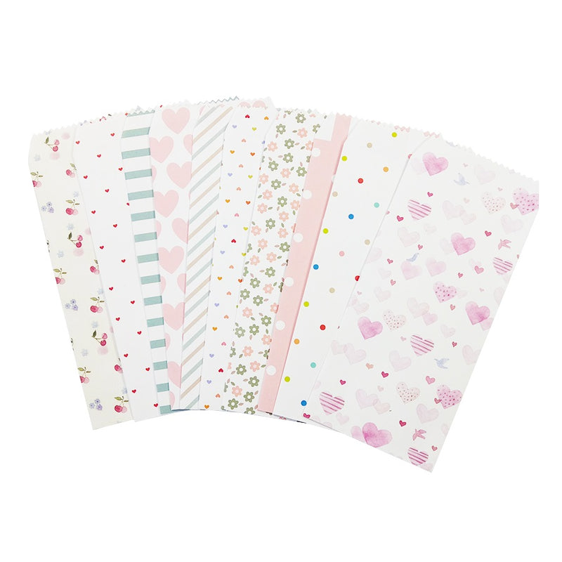 mini colorful paper party invitations, view 3 - MRSLM