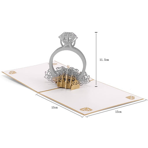 laser cut 3d pop up card - MRSLM