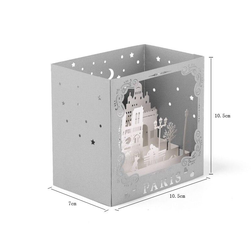 laser cut 3d pop up card, view 2 - MRSLM