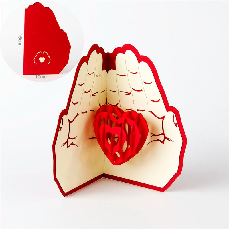 laser cut 3d pop up card, view 5 - MRSLM