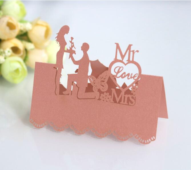 paper wedding table cards set, view 7 - MRSLM