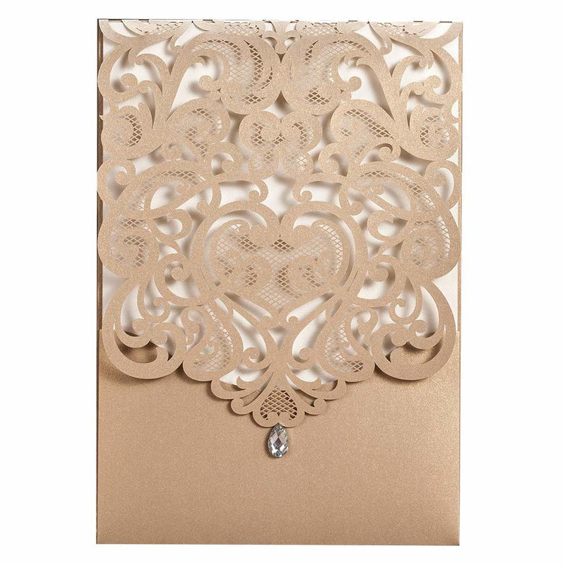 paper wedding invitation card, view 4 - MRSLM
