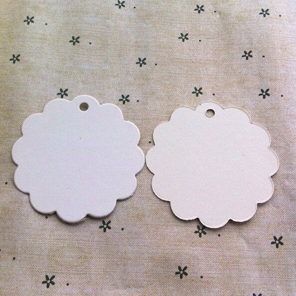flower shaped paper cards, view 6 - MRSLM