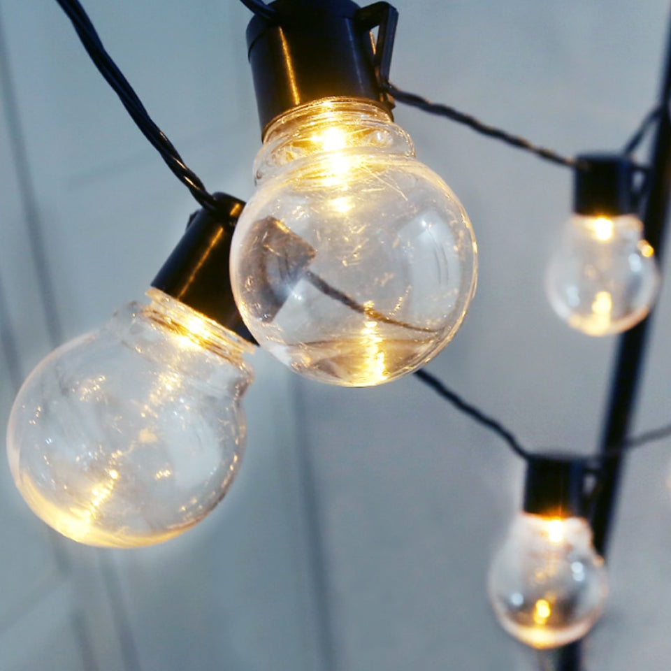 Colorful Bulb Shaped LED String Lights