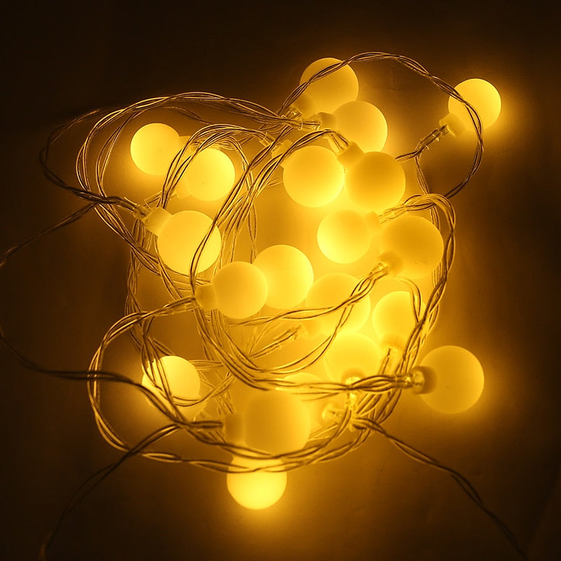 colorful bulb led string lights, view 3 - MRSLM