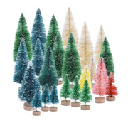 colorful desktop christmas trees set - MRSLM