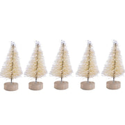 colorful desktop christmas trees set, view 2 - MRSLM