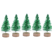 colorful desktop christmas trees set, view 3 - MRSLM