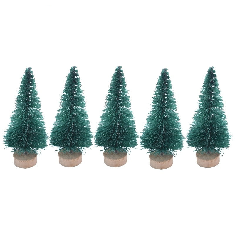 colorful desktop christmas trees set, view 7 - MRSLM