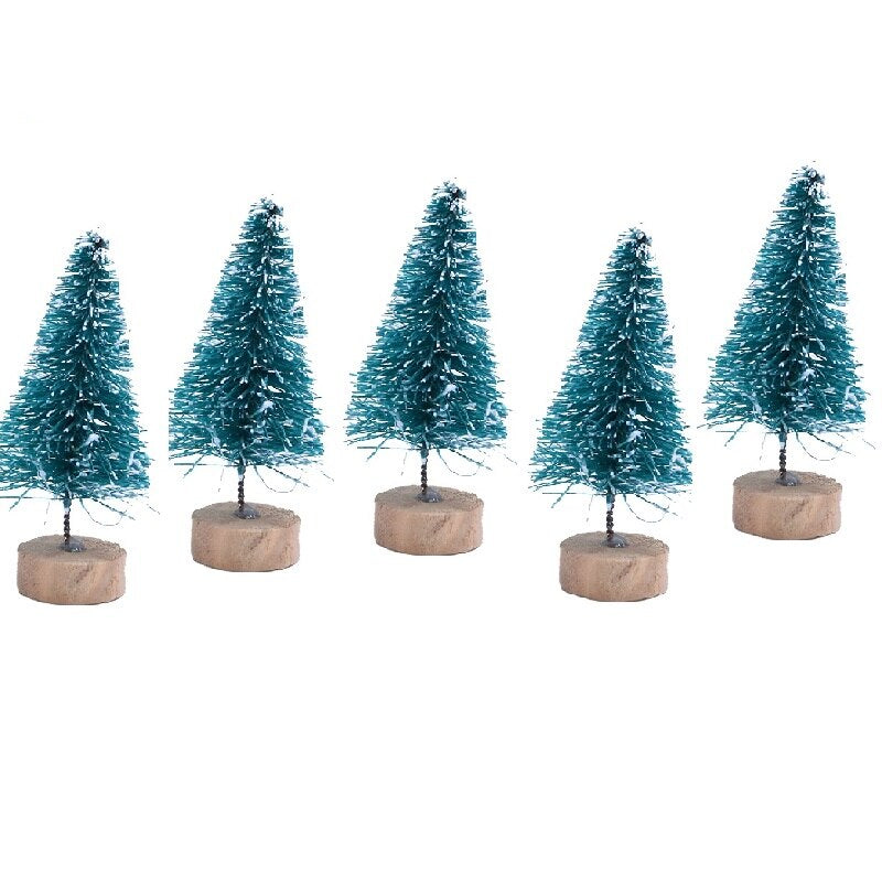 colorful desktop christmas trees set, view 13 - MRSLM
