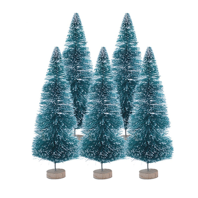 colorful desktop christmas trees set, view 15 - MRSLM