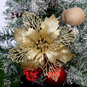 Christmas paper flower decorations, view 8 - MRSLM