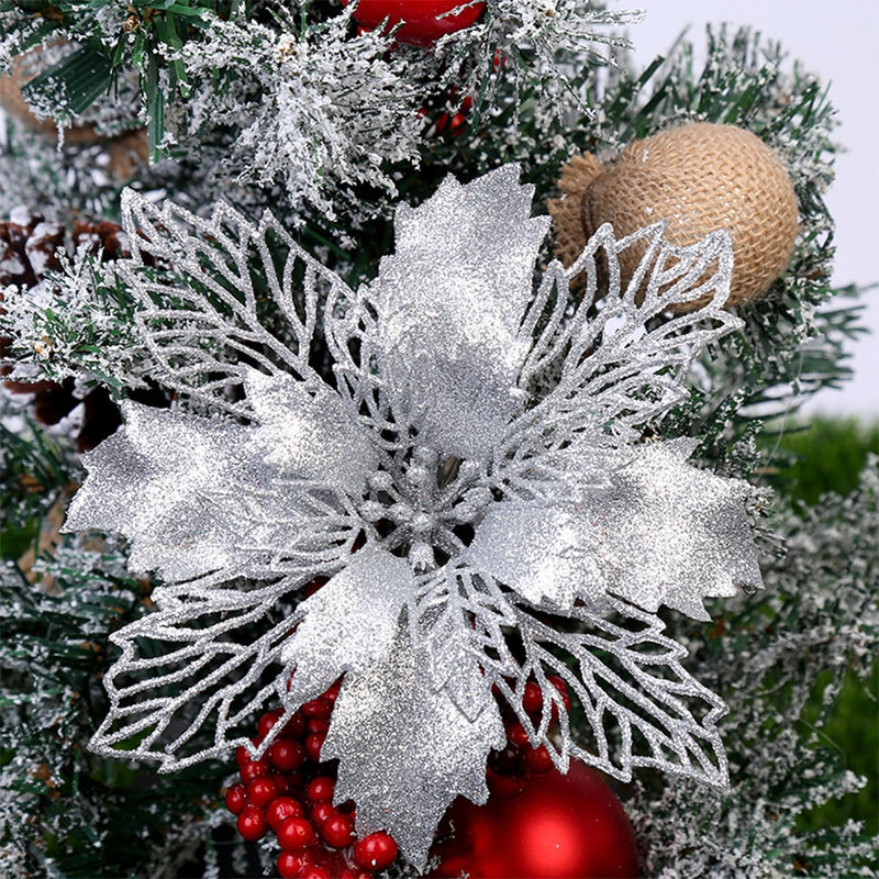 Christmas paper flower decorations, view 6 - MRSLM