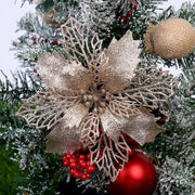 Christmas paper flower decorations, view 9 - MRSLM
