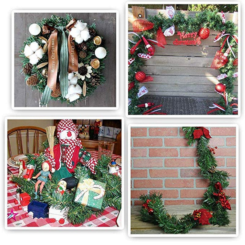 long christmas decorative pine vine, view 9 - MRSLM