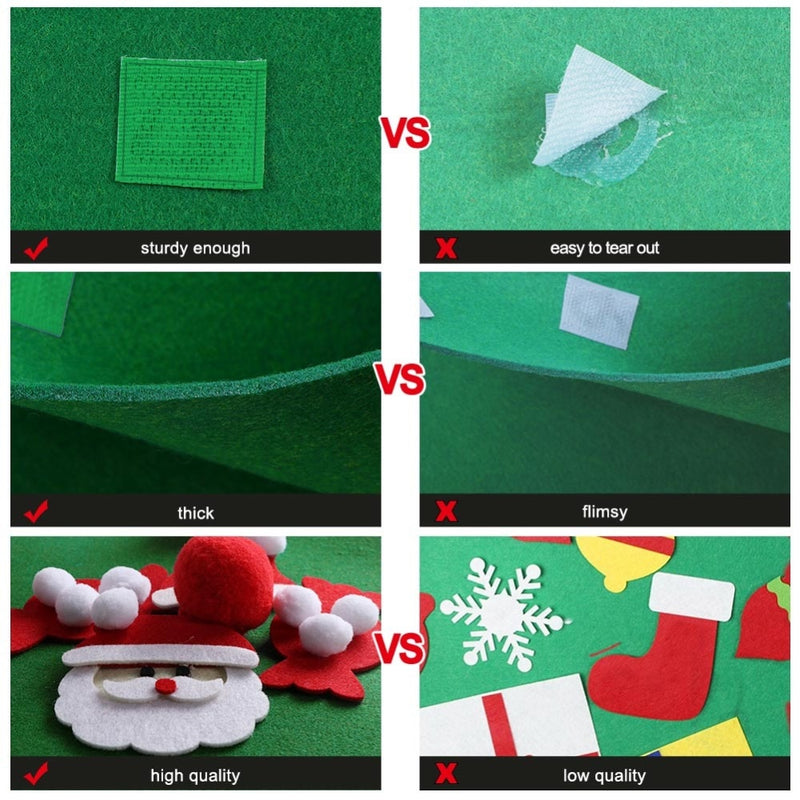 DIY felt Christmas tree kit, view 5 - MRSLM