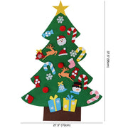 DIY felt Christmas tree kit, view 2 - MRSLM