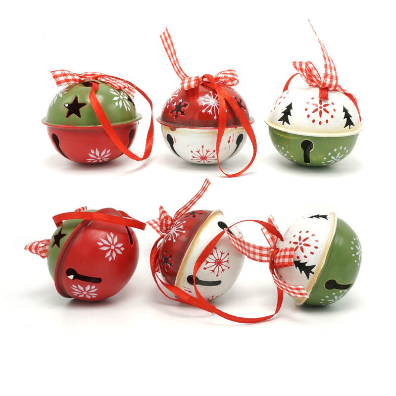 metal jingle bells with ribbon, view 6 - MRSLM