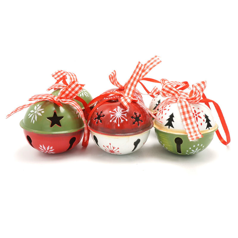 metal jingle bells with ribbon - MRSLM