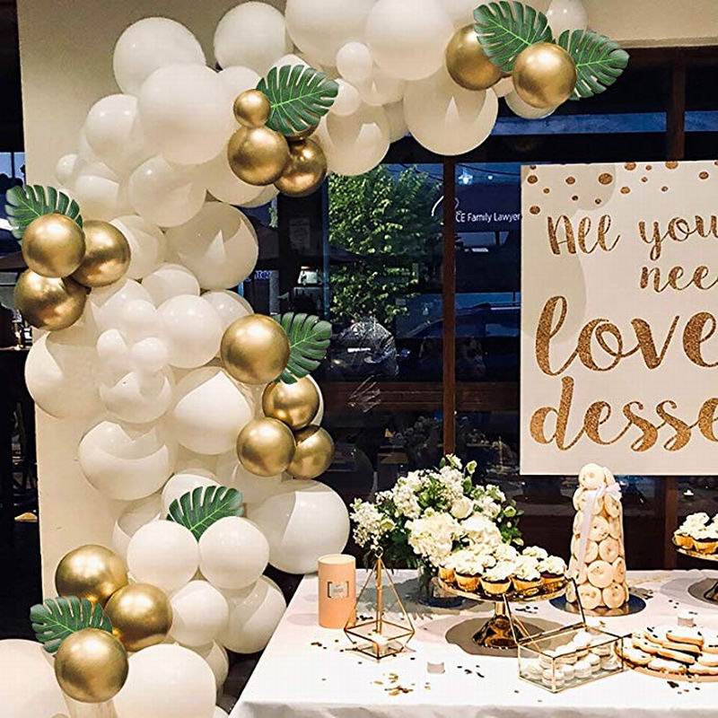emerald balloon garland set, view 4 - MRSLM