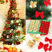 Christmas tree bow ornaments, view 5 - MRSLM
