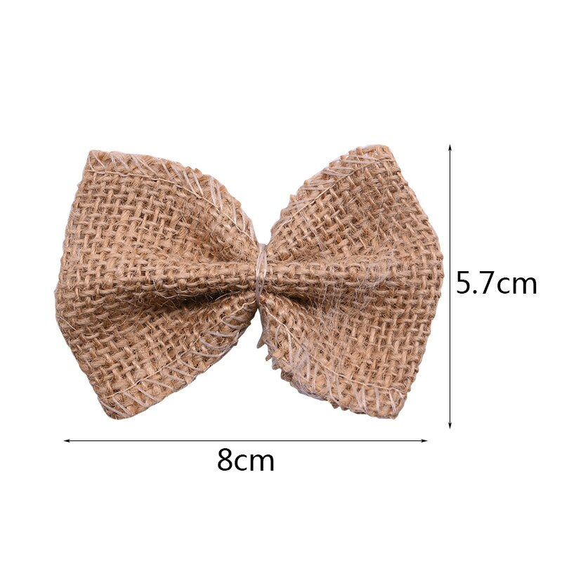 handmade burlap wedding decorations, view 12 - MRSLM