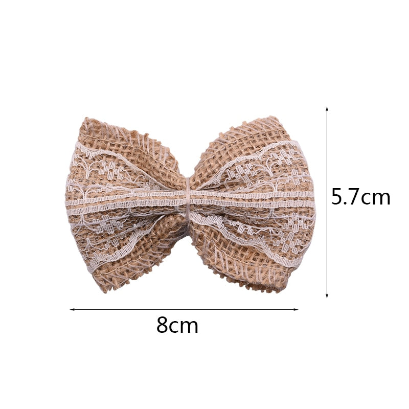handmade burlap wedding decorations, view 13 - MRSLM