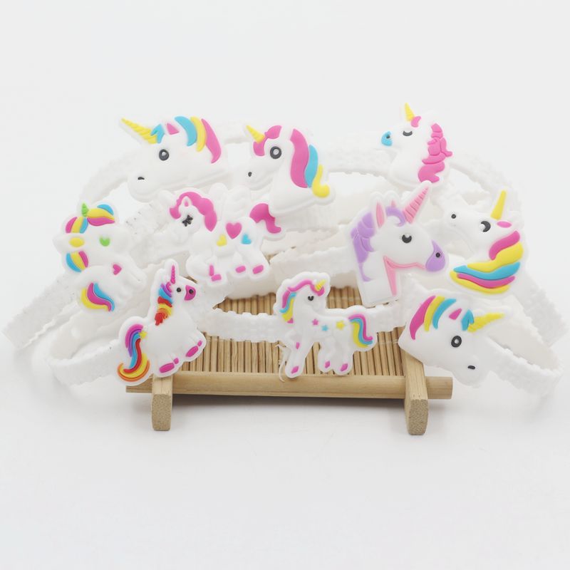 unicorn patterned bracelet set for kids, view 2 - MRSLM