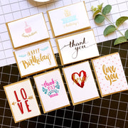 mini printed greeting cards - MRSLM