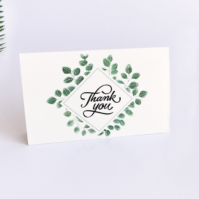 set of 6 thank you cards with envelopes, view 7 - MRSLM
