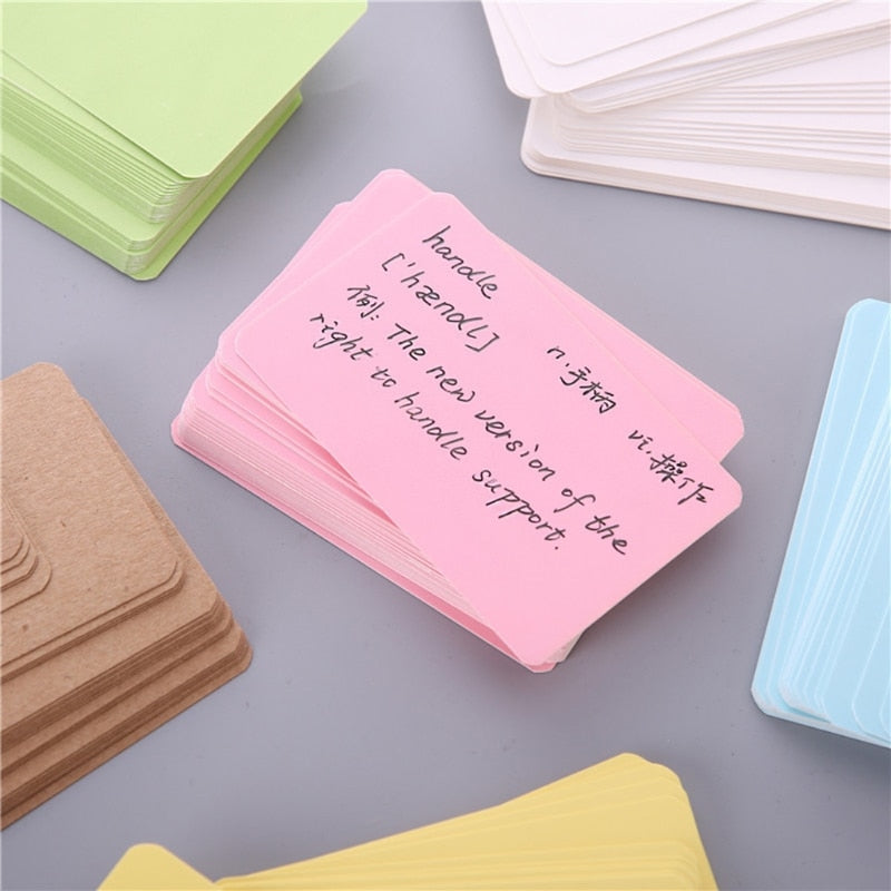 100 paper message cards, view 12 - MRSLM