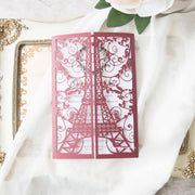 eiffel tower laser cut card, view 5 - MRSLM