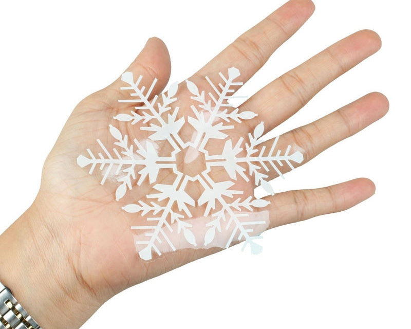 snowflake window stickers, view 6 - MRSLM