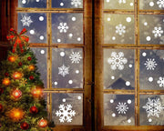 snowflake window stickers, view 2 - MRSLM
