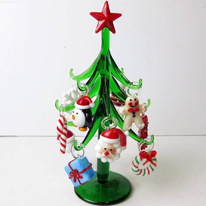 glass tree christmas figurine - MRSLM