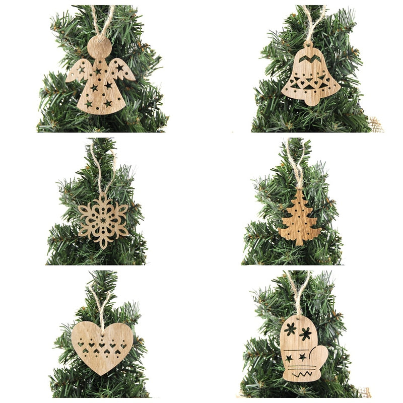 christmas wooden hanging decoration, view 13 - MRSLM