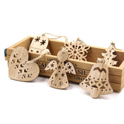 christmas wooden hanging decoration, view 9 - MRSLM