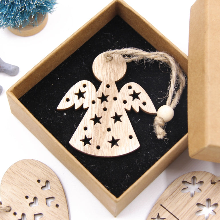 christmas wooden hanging decoration, view 11 - MRSLM