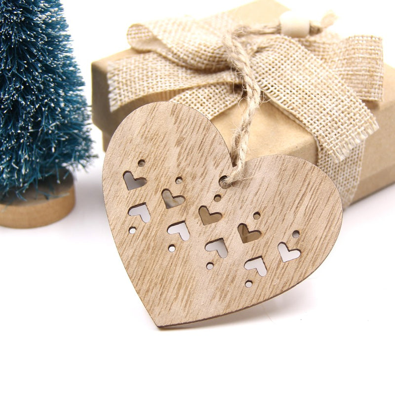 christmas wooden hanging decoration, view 5 - MRSLM