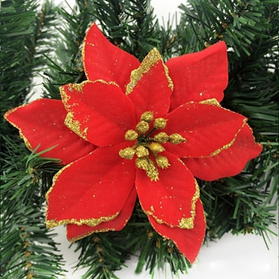 christmas tree decorative flowers set, view 3 - MRSLM