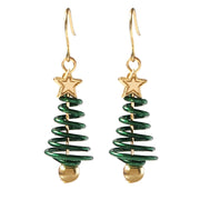 christmas tree earrings - MRSLM
