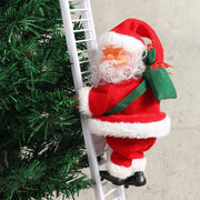 musical santa claus hanging christmas decoration, view 5 - MRSLM