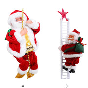 musical santa claus hanging christmas decoration, view 9 - MRSLM