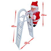 musical santa claus hanging christmas decoration, view 11 - MRSLM