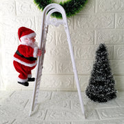 musical santa claus hanging christmas decoration, view 8 - MRSLM